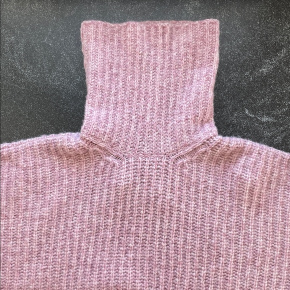 NWT Fisherman Out of Ireland Pink Wool Turtleneck Sweater Women’s Ex-Large (XL) - Picture 6 of 10